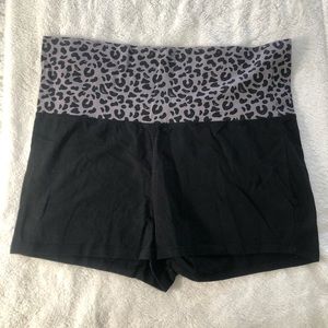 Cheetah Yoga Shorts